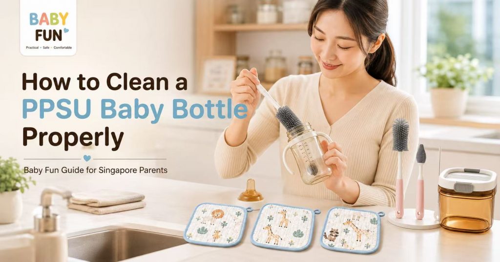 How to clean a PPSU baby bottle properly