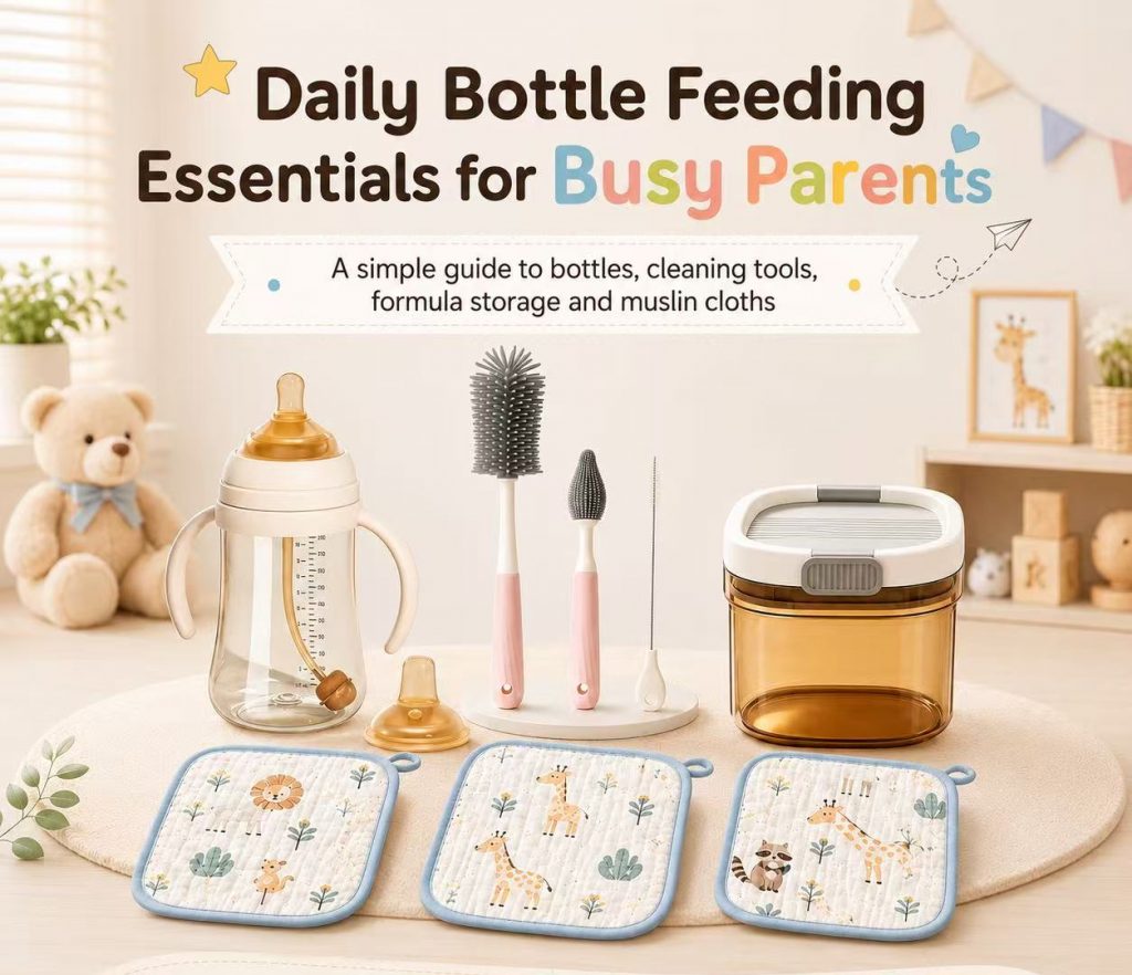 Baby bottle feeding essentials for busy parents