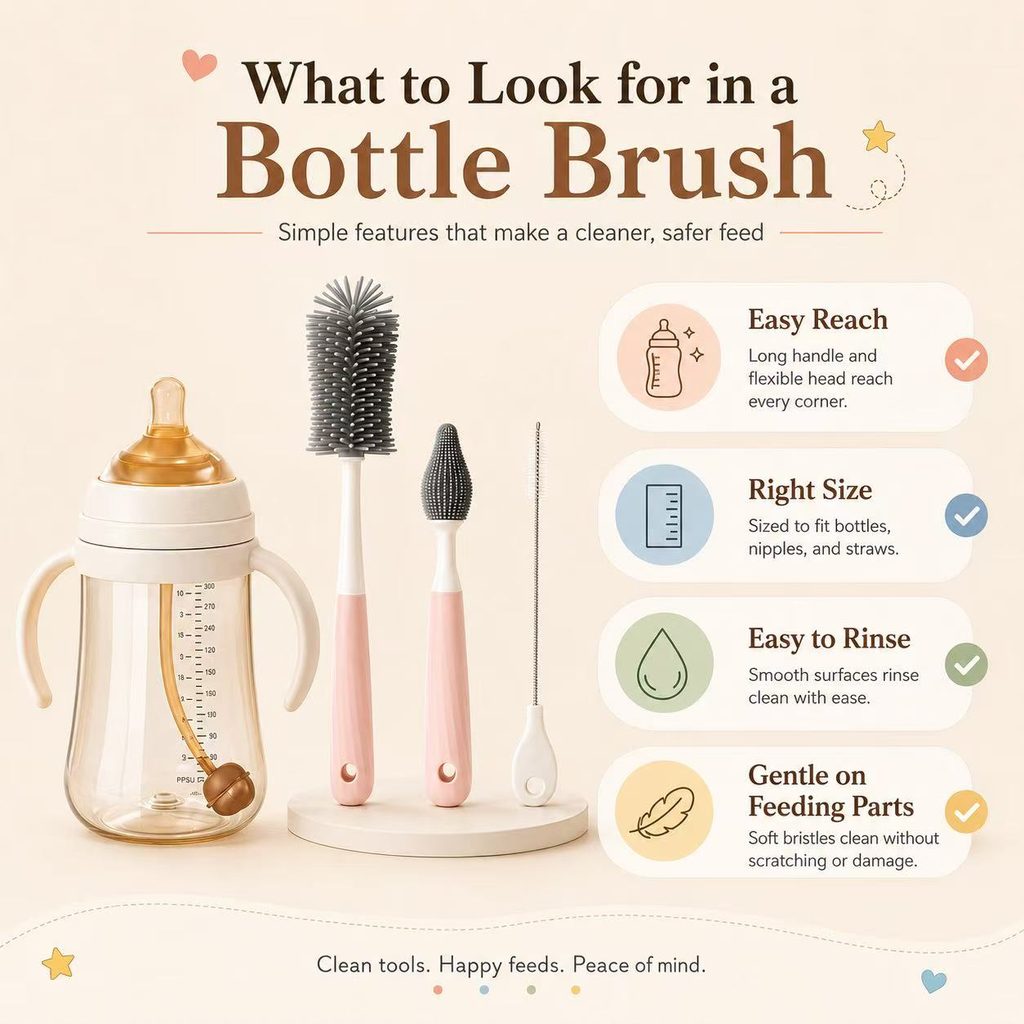 what to look for when choosing a baby bottle brush